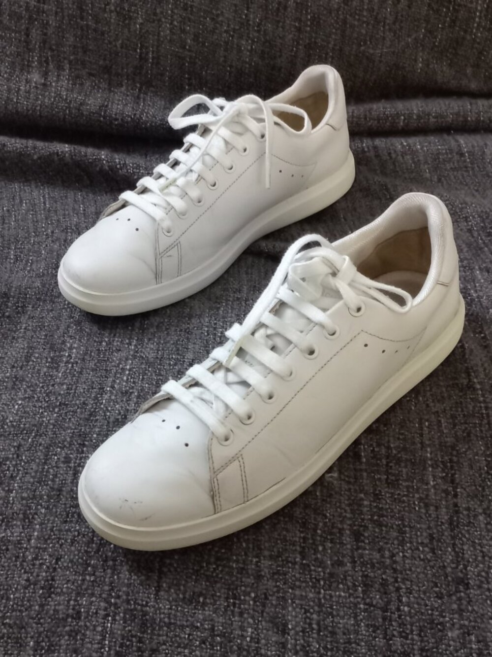 TORY BURCH 9.5M Howell Court Low Top Lace Up Sneaker In Titanium White